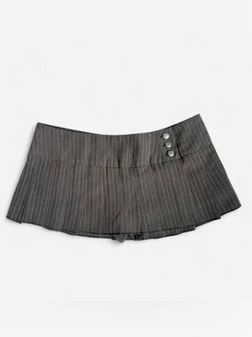 I.AM.GIA Remini Skirt in Grey Pinstripe